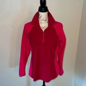 COLUMBIA LIGHTWEIGHT FLEECE QUARTER ZIP PULL ON